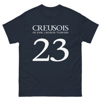 Thumbnail for T-shirt Creusois marine - Creusois Un Jour, Creusois Toujours