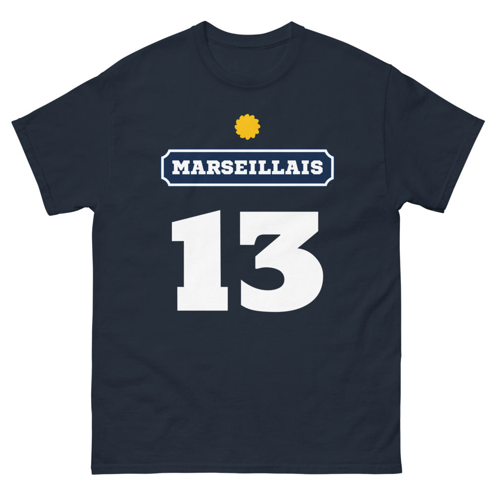 T-shirt Esprit du Sud marine - Ambiance chaleureuse de Marseille