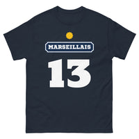 Thumbnail for T-shirt Esprit du Sud marine - Ambiance chaleureuse de Marseille