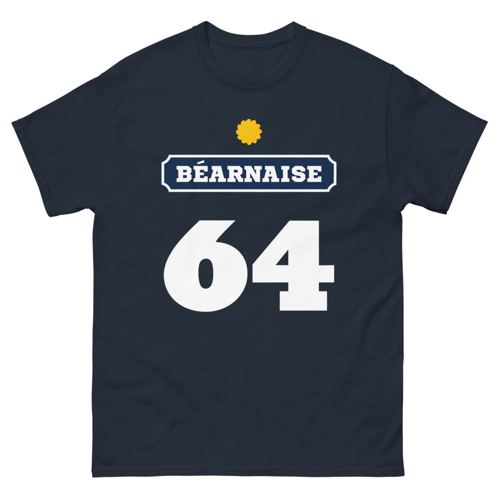 T-shirt Béarnais marine - Fierté et humour local
