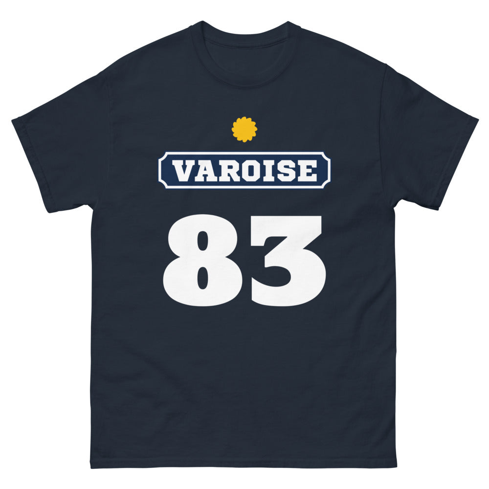 T-shirt Varois marine - Fier et sombre avec humour