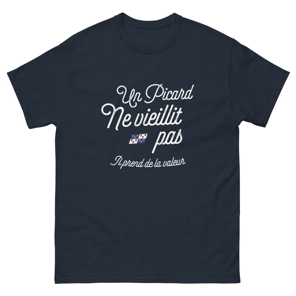 T-shirt Picard marine - L'âge n'est qu'un nombre