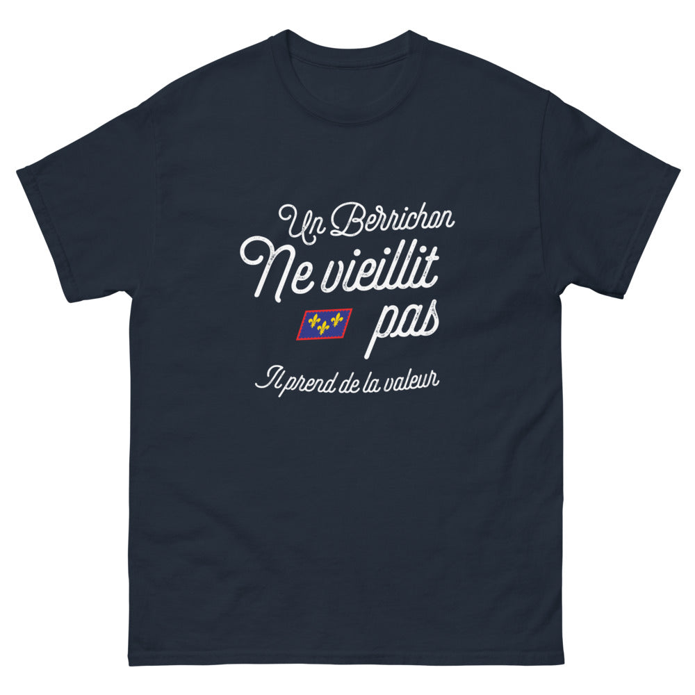 T-shirt Berry marine - Un Berrichon prend de la valeur