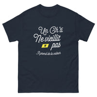 Thumbnail for T-shirt Ch'ti marine - Ne vieillit pas, prend de la valeur