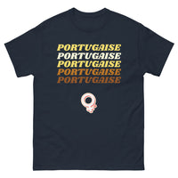 Thumbnail for T-shirt Portugal marine - Design sombre et fier