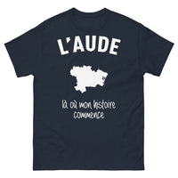 Thumbnail for T-shirt Aude marine - Là où mon histoire commence
