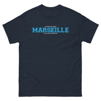 Thumbnail for T-shirt Marseille marine - Je supporte deux équipes : Marseille et celle qui joue contre Paris