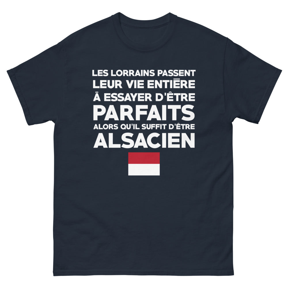 T-shirt Alsace marine - Les Lorrains leur vie entière