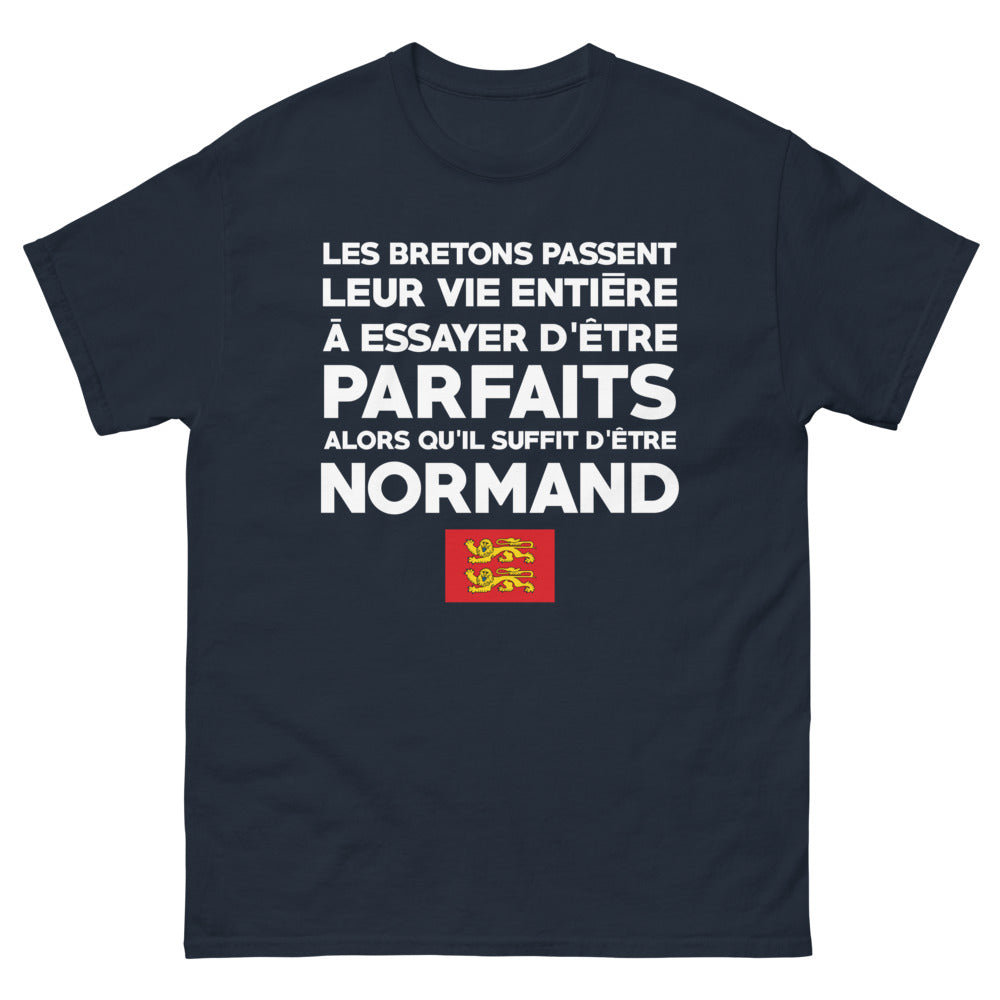 T-shirt Normand marine - Les Bretons et leur quête de perfection