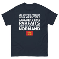 Thumbnail for T-shirt Normand marine - Les Bretons et leur quête de perfection