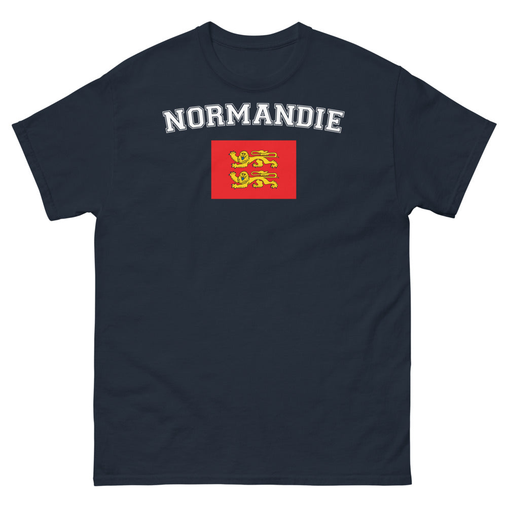 T-shirt Normandie marine - chaleur et charme normand