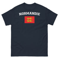 Thumbnail for T-shirt Normandie marine - chaleur et charme normand