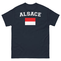 Thumbnail for T-shirt Alsace marine - Fierté régionale humoristique