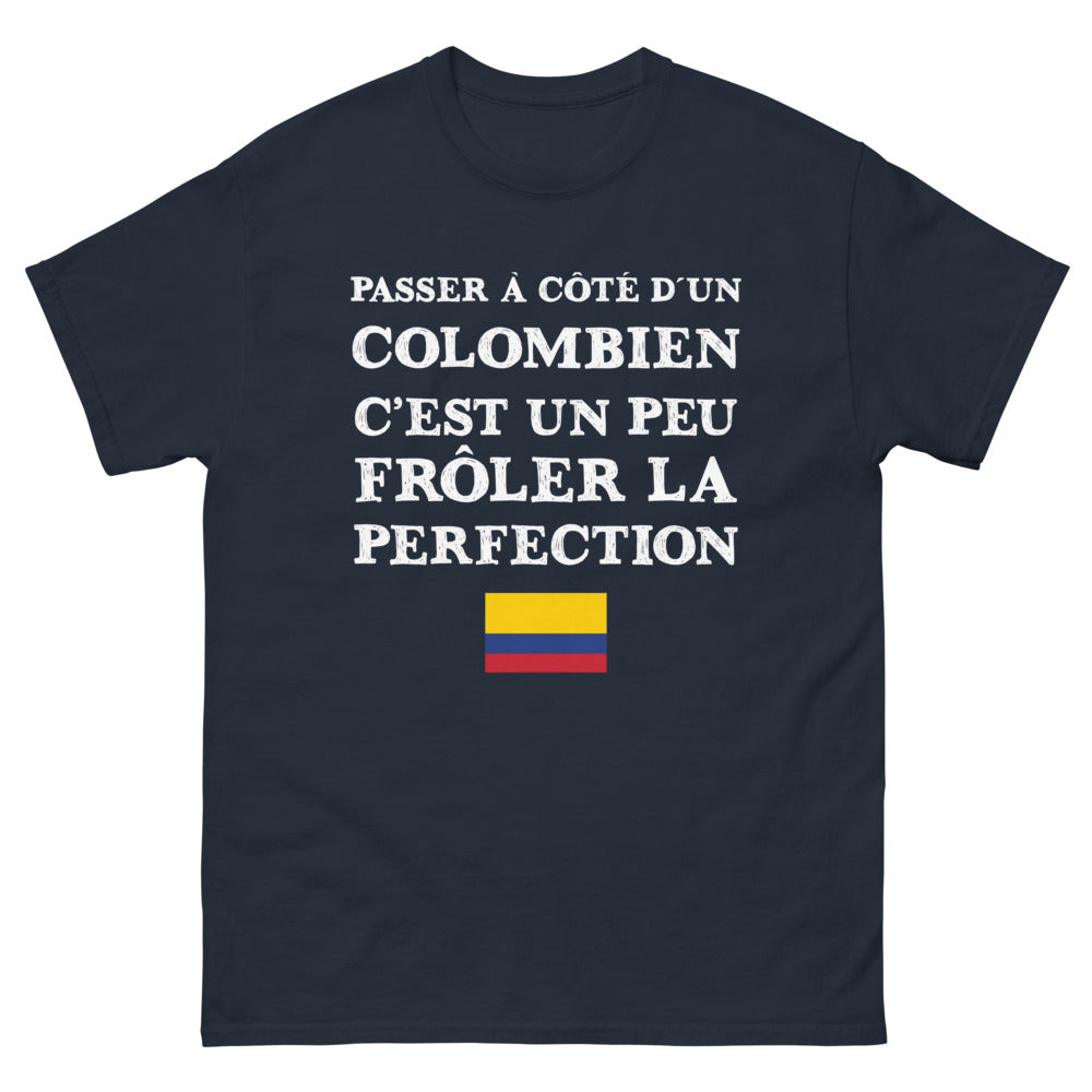 T-shirt Colombien marine - Frôler la Perfection