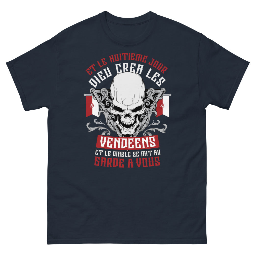 T-shirt Vendée marine - Dieu créa les Vendéens