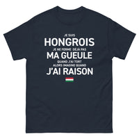 Thumbnail for T-shirt Hongrois marine - Je suis Hongrois, impertinente vérité