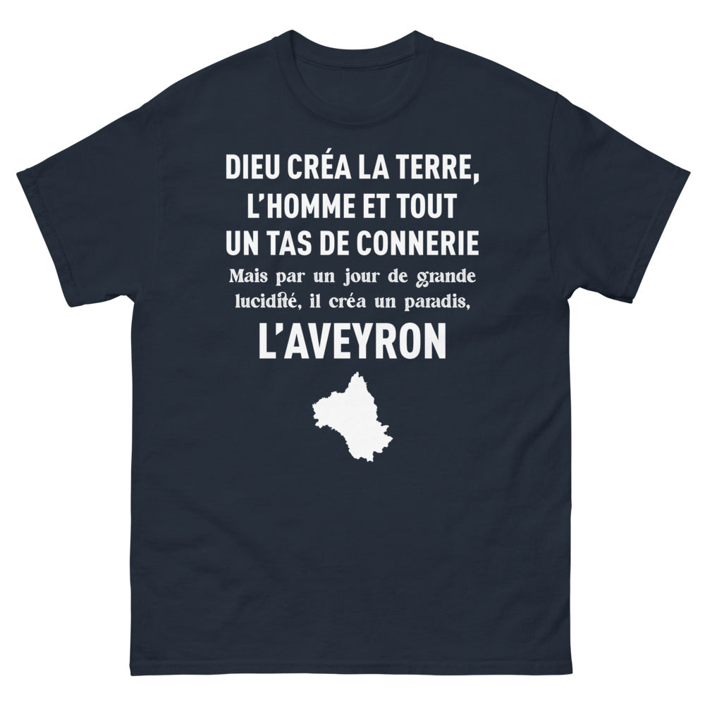 T-shirt Aveyron marine - L'Aveyron : terre d'histoires et de caractère