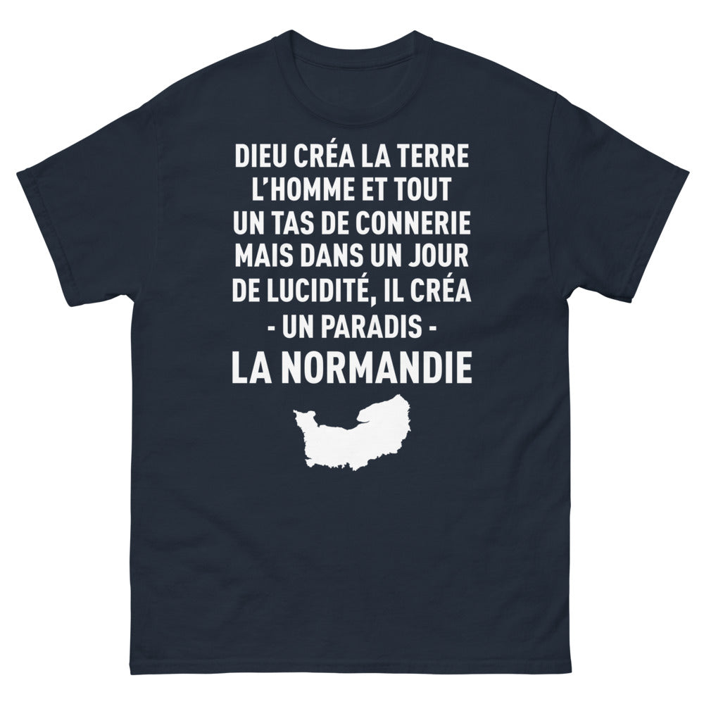 T-shirt Normandie marine - La Normandie, un coin de paradis