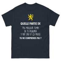 Thumbnail for T-shirt Froid et Piquant marine - charme piquant de votre région