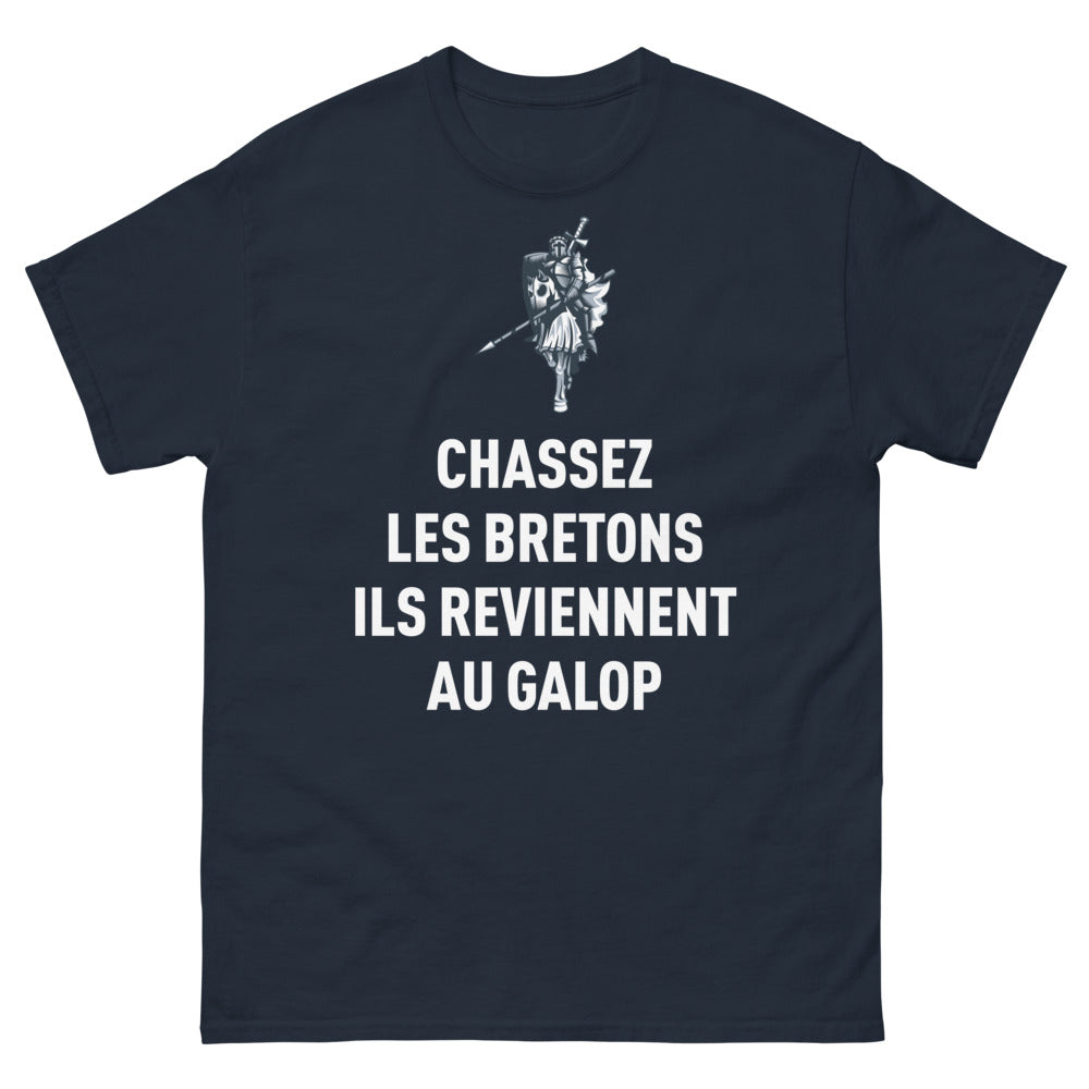 T-shirt Bretagne bleu marine - Chassez-les, ils reviennent !