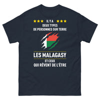 Thumbnail for T-shirt Madagascar bleu marine - Deux types de personnes