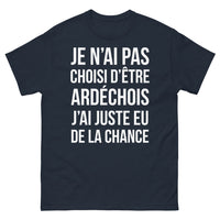 Thumbnail for T-shirt Ardèche marine - Je n'ai pas choisi d'être Ardéchois