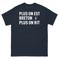 Thumbnail for T-shirt Bretagne marine - Plus On est Breton, Plus On Rit