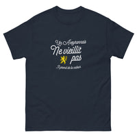 Thumbnail for T-shirt Aveyronnais marine - Un Aveyronnais ne vieillit pas
