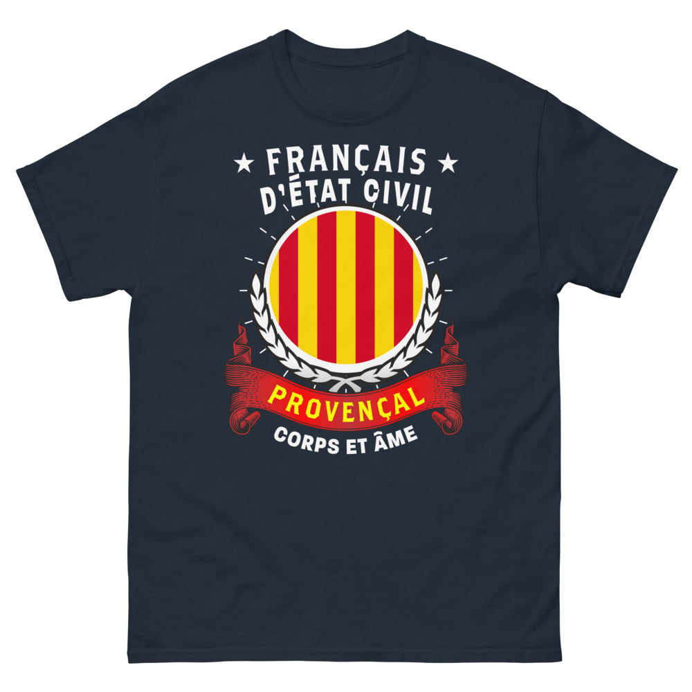 T-shirt Provence marine - hommage à l'esprit indomptable