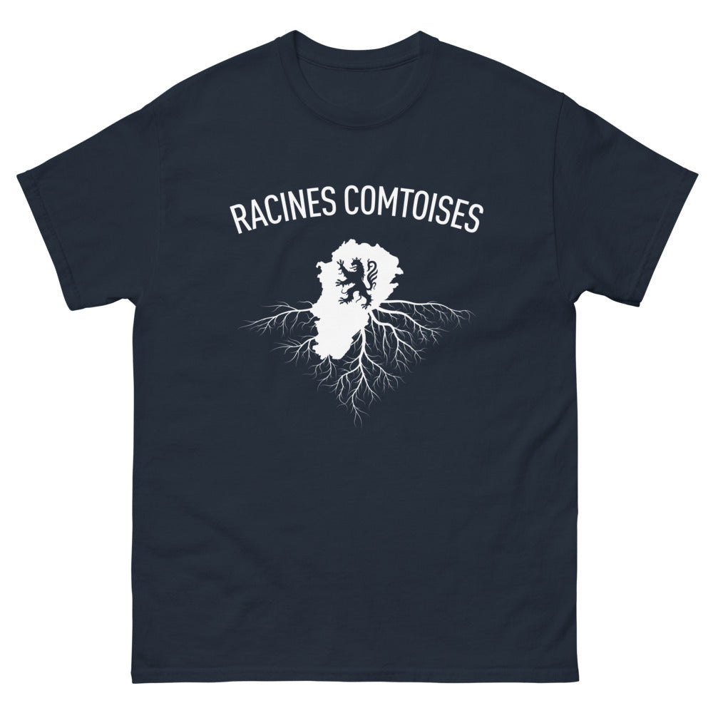 T-shirt Franche-Comté marine - Fierté des Racines Comtoises