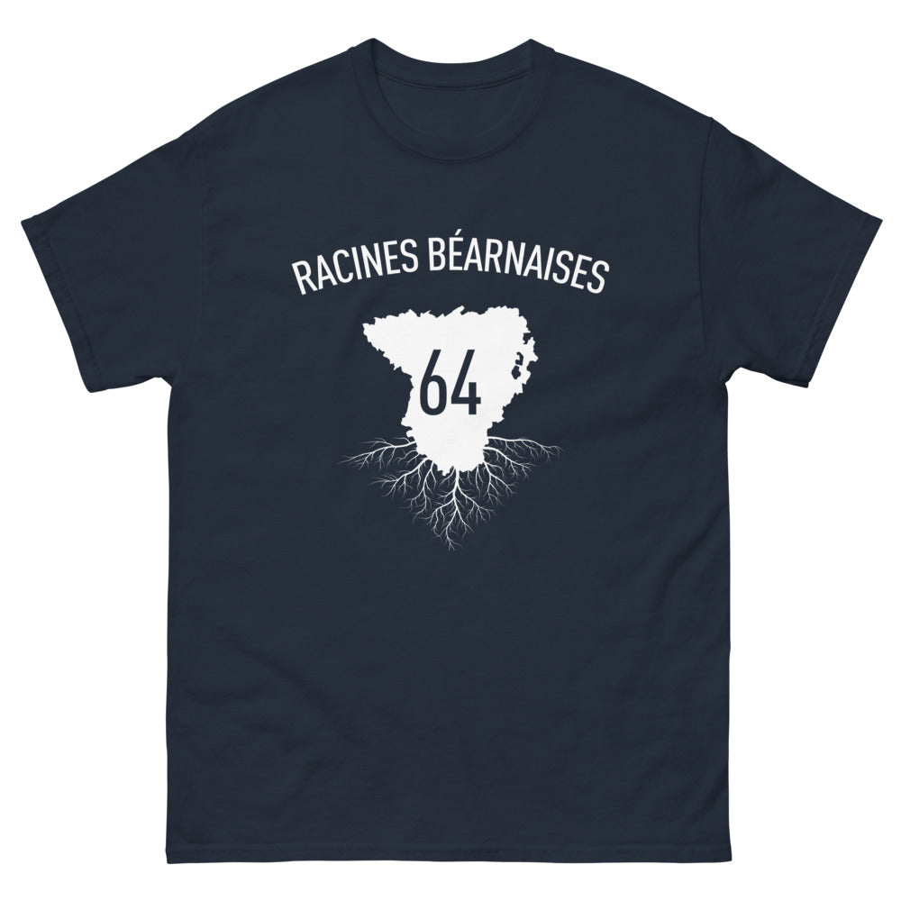 T-shirt Béarn marine - Racines béarnaises authentiques