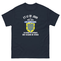 Thumbnail for T-shirt Ardèche marine - Et le 8e jour, Dieu créa les Ardéchois