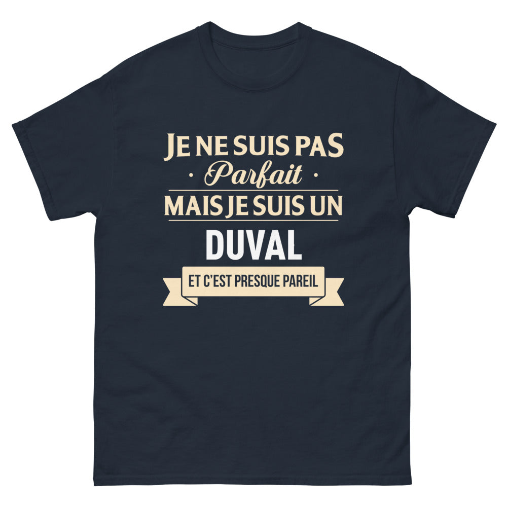 T-shirt Duval marine - Fierté imparfaite mais légendaire