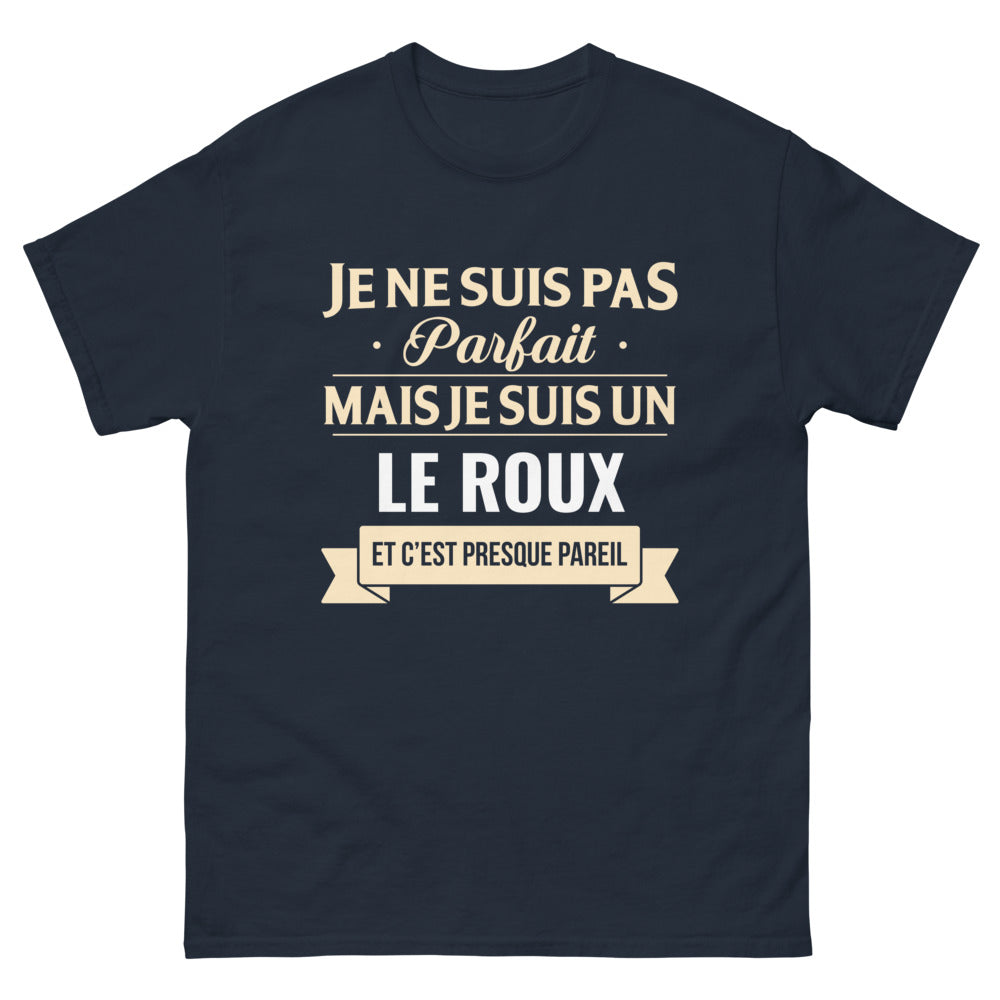 T-shirt roux marine - Je ne suis pas parfait mais je suis roux