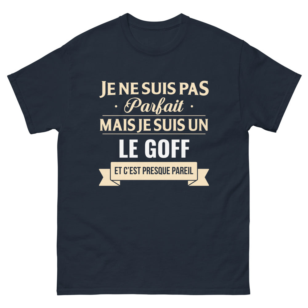 T-shirt Bretagne marine - Je ne suis pas parfait, presque Le Goff