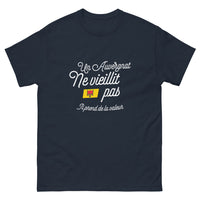 Thumbnail for T-shirt Auvergnat marine - Un Auvergnat ne vieillit pas, il prend de la valeur