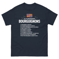 Thumbnail for T-shirt Bourgogne marine - Les 10 Commandements Bourguignons