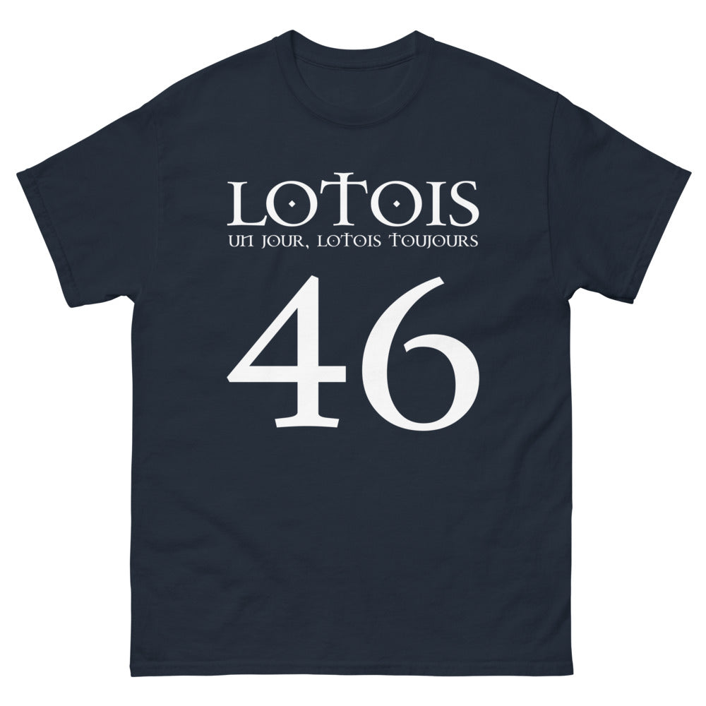 T-shirt Lot bleu marine - Lotois un jour, Lotois toujours