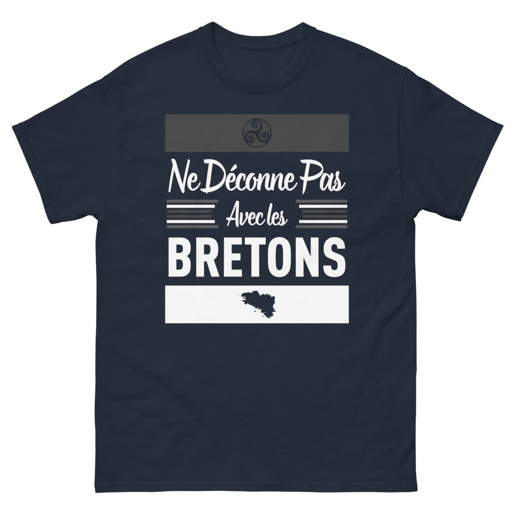 T-shirt Bretagne marine - Ne Déconne Pas Avec les Bretons