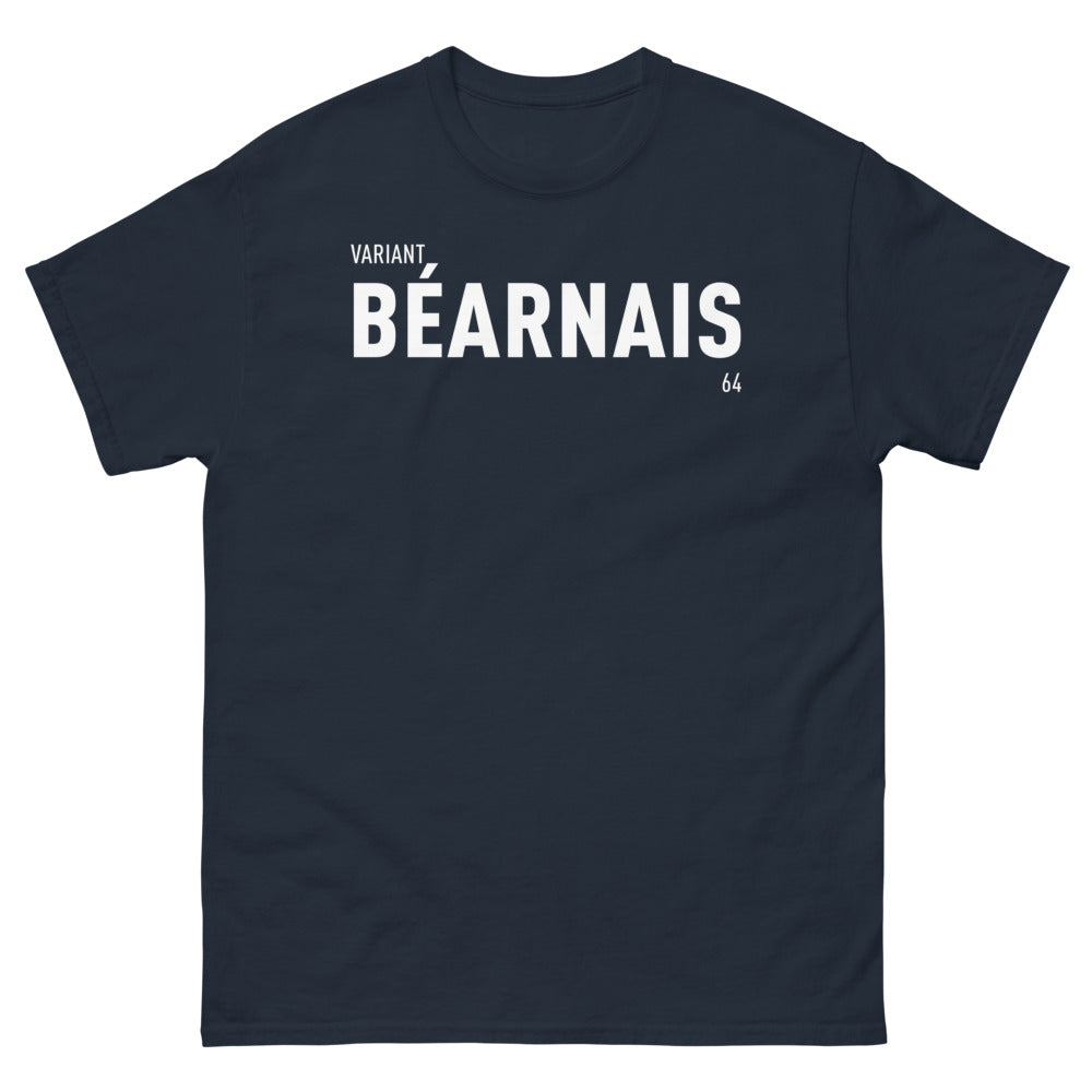 T-shirt Béarnais noir dos - Edition sombre, amour pour le Béarn