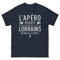 Thumbnail for T-shirt Lorraine marine - Les vrais patrons de l'apéro