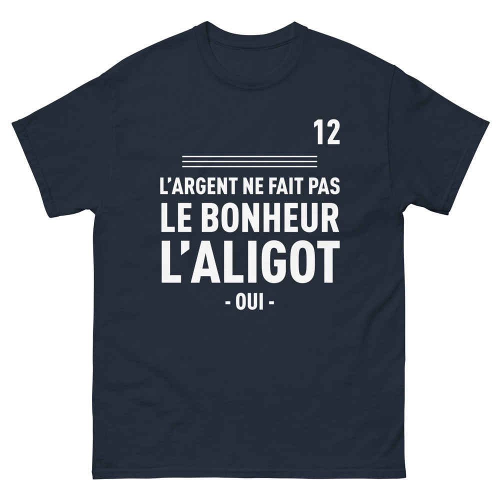 T-shirt Aveyron marine - L'argent ne fait pas le bonheur
