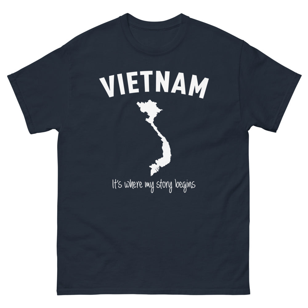 T-shirt Vietnam marine - Where My Story Begins