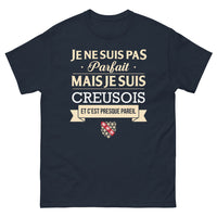 Thumbnail for T-shirt Creuse marine - Je ne suis pas parfait, mais je suis Creusois