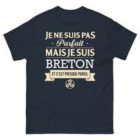 Thumbnail for T-shirt Bretagne marine - Je ne suis pas parfait, mais je suis Breton