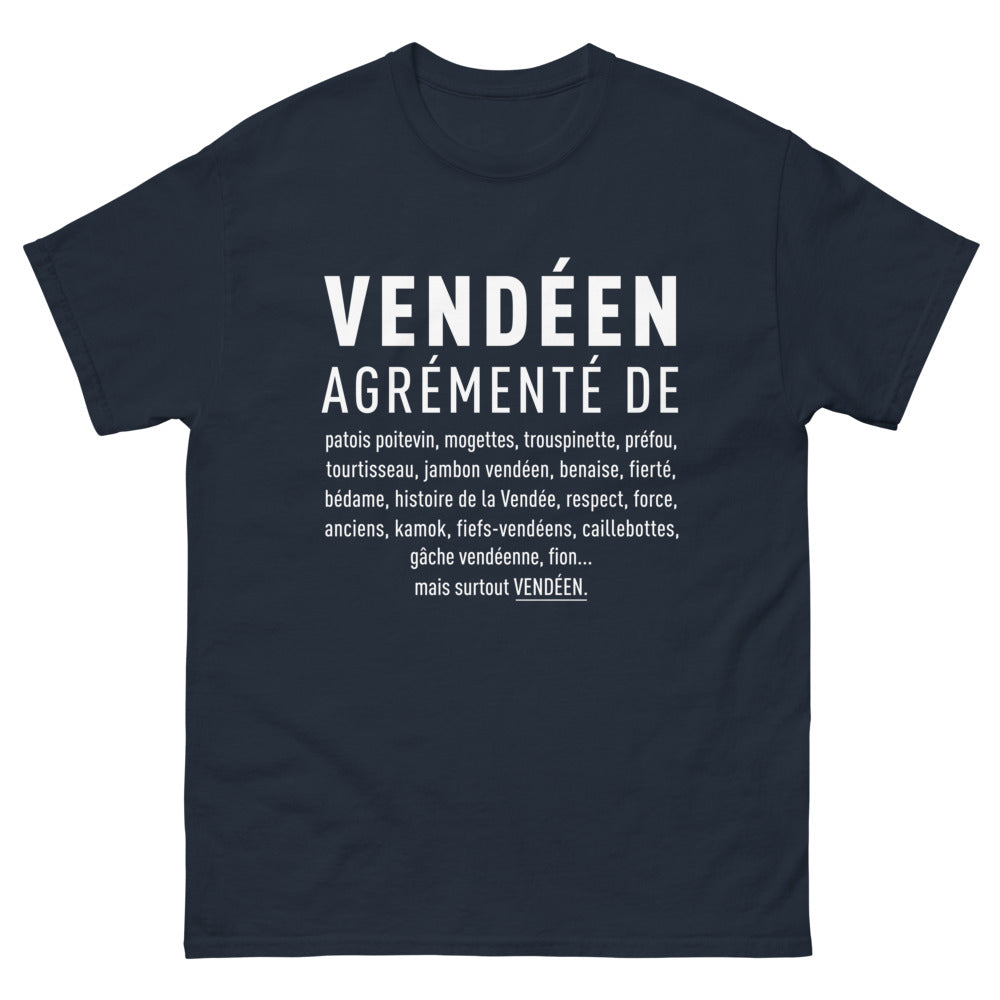 T-shirt Vendée marine - Hommage en Patois et culture locale
