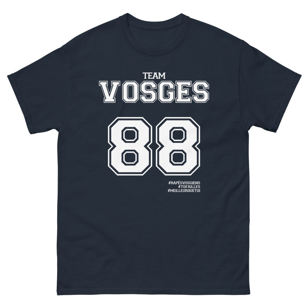 T-shirt Vosgien marine - Team Vosges 88 - Rapés Vosgiens Tofailes MeilleurqueToi