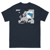 Thumbnail for T-shirt Bretagne marine - silhouette sombre élégante