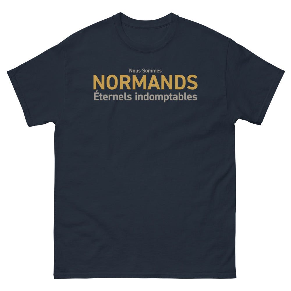 T-shirt Normand marine - Nous sommes Normands, éternels et indomptables