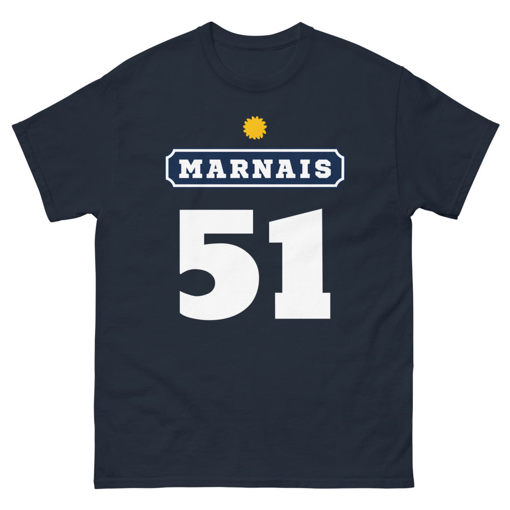 T-shirt Marne marine - Embrassez votre côté Marnais